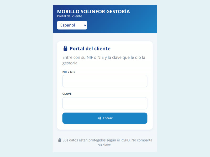 Un portal privado para cada cliente