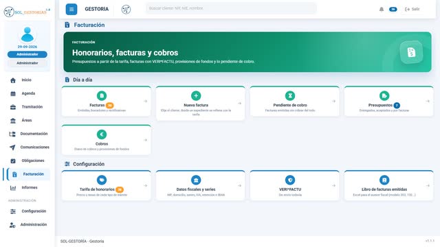 Facturación